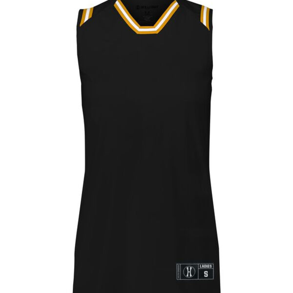 Ladies Retro Basketball Jersey Thumbnail