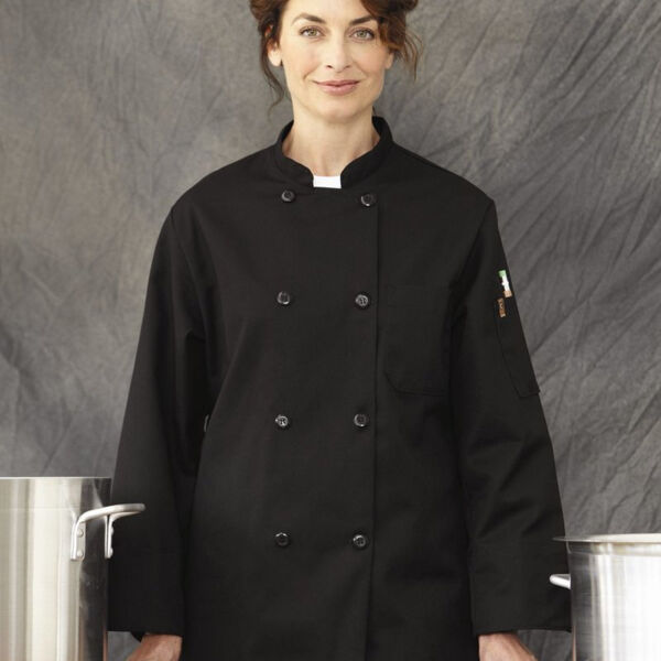 Black Traditional Chef Coat Thumbnail