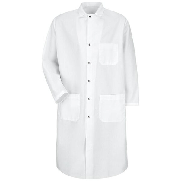 Men's Snap-Front Spun Polyester Butcher Coat Thumbnail