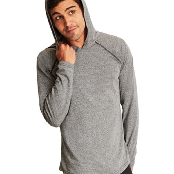 Unisex Mock Twist Raglan Hoodie Thumbnail