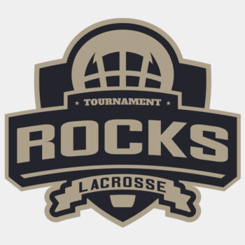 Rocks Tournament Lacrosse Logo Template Thumbnail