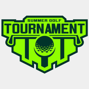 Tournament Summer golf logo template Thumbnail
