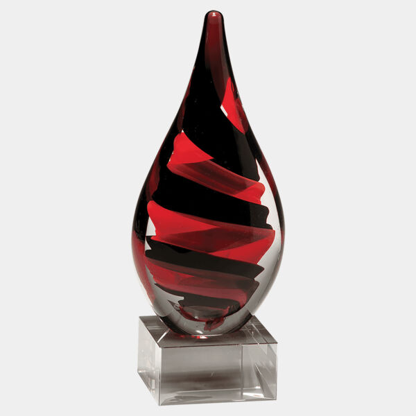 8" and Helix Teardrop on Glass Base-No Plate Thumbnail