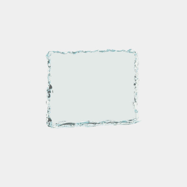 7 1/2" x 6 1/4" Crushed Ice Jade Acrylic Upright Only Thumbnail