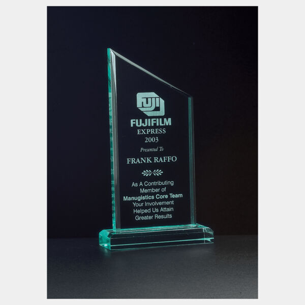 4 3/4" x 6 3/4" Zenith Series Jade Acrylic Award Thumbnail