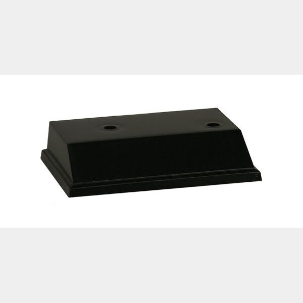 3 3/4" x 5 1/2" 2-Hole Countersunk Big Plate Weighted Plastic Base Thumbnail