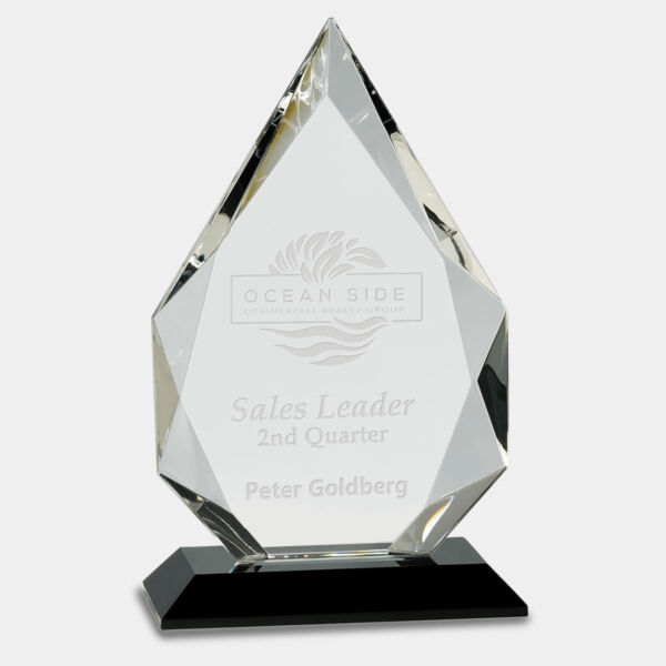 8" Diamond Crystal on Pedestal Base Thumbnail