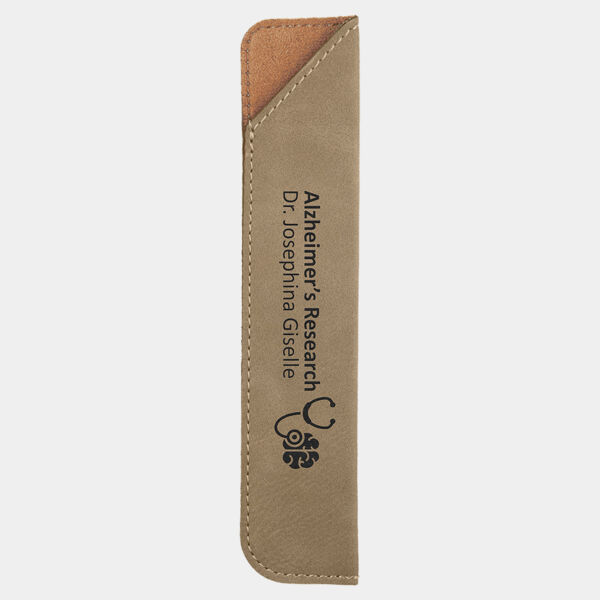 6 1/4" Laserable Leatherette Pen Sleeve Thumbnail