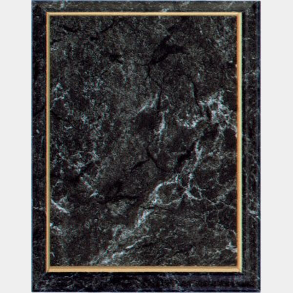 6" x 8" Improved Marble Finish Plaque with Cove Edge Thumbnail