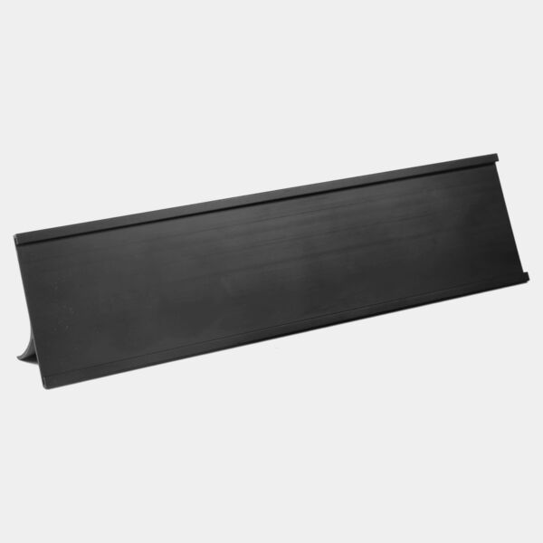 2" x 12", Kota Pro Aluminum Desk Holder, Fits 1/16" Thick Plastic Insert Thumbnail