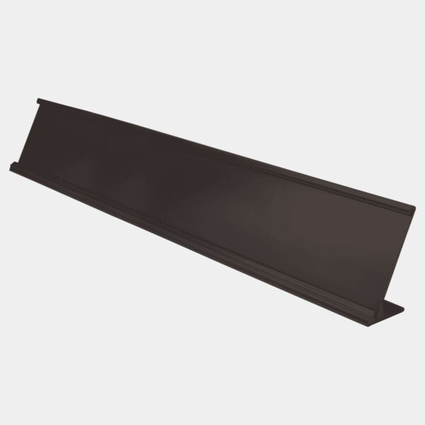 2" x 12", Kota Pro Aluminum Desk Holder, Fits 1/8" Thick Plastic Insert Thumbnail