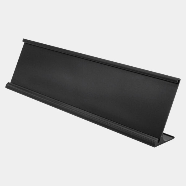 2" x 8", Kota Pro Aluminum Desk Holder, Fits 1/8" Thick Plastic Insert Thumbnail