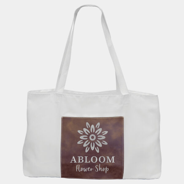 19" x 12" Bag with 5" Rustic/ Laserable Leatherette Gusset Thumbnail