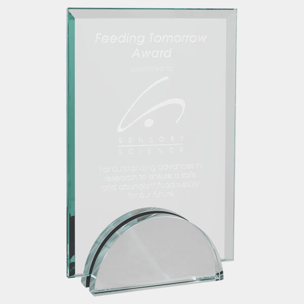 7" x 9 1/4" Apex Series Glass Award Thumbnail