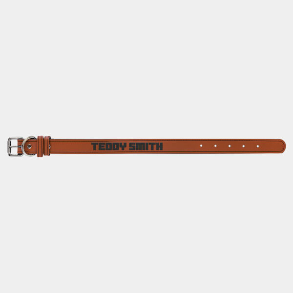 Medium 19" x 1" Laserable Leatherette Dog Collar Thumbnail