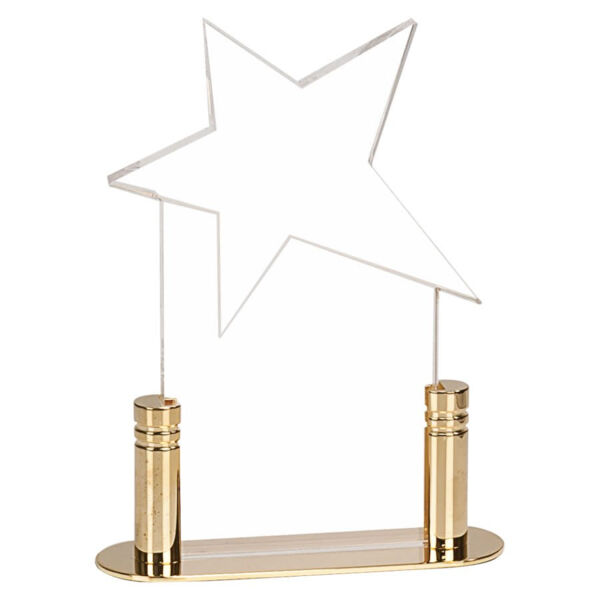3" x 6" Star Pop-In Acrylic (Base not included) Thumbnail