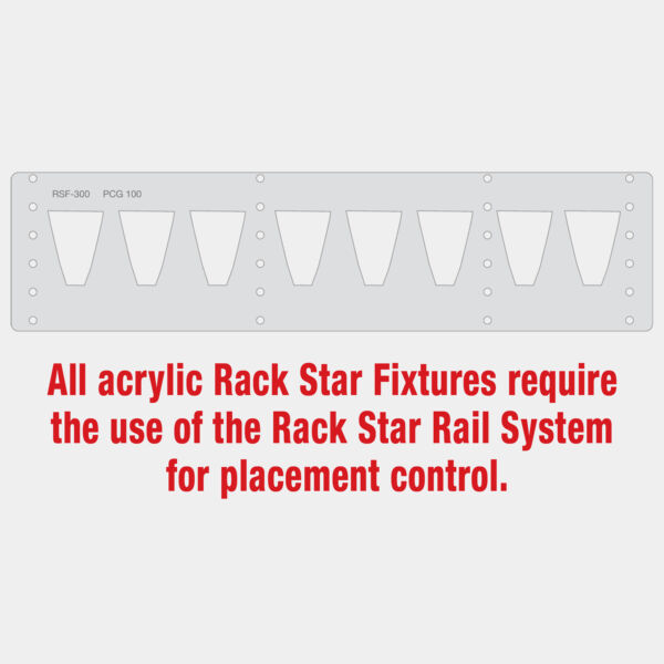 PCG100 Shot Glass Rack Star Fixture- Holds 8 Thumbnail