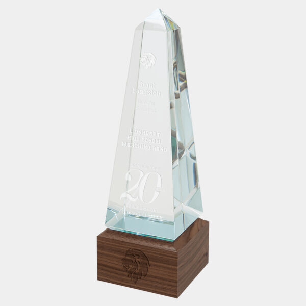 9 3/4" Obelisk Sierra Glass with Base Thumbnail