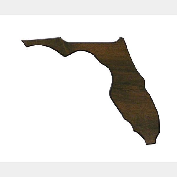 9 1/2" x 11" Finish Edge Florida State Plaque Thumbnail