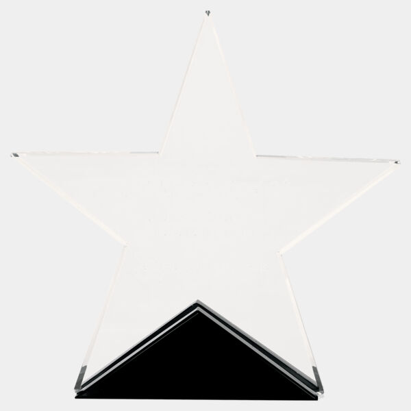 5 3/4" x 5 1/2" Glass Star on Base Thumbnail