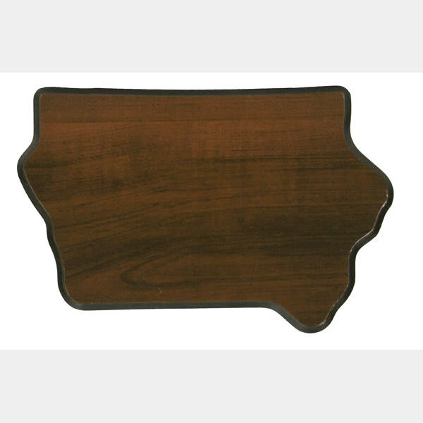 8 5/8" x 12 3/4" Finish Edge Iowa State Plaque Thumbnail
