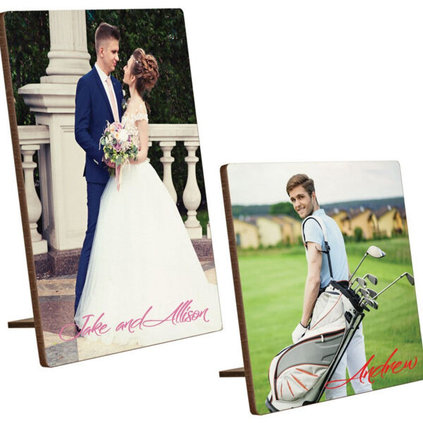 5" x 5" Textured MDF Kickstand Photo Panel Thumbnail