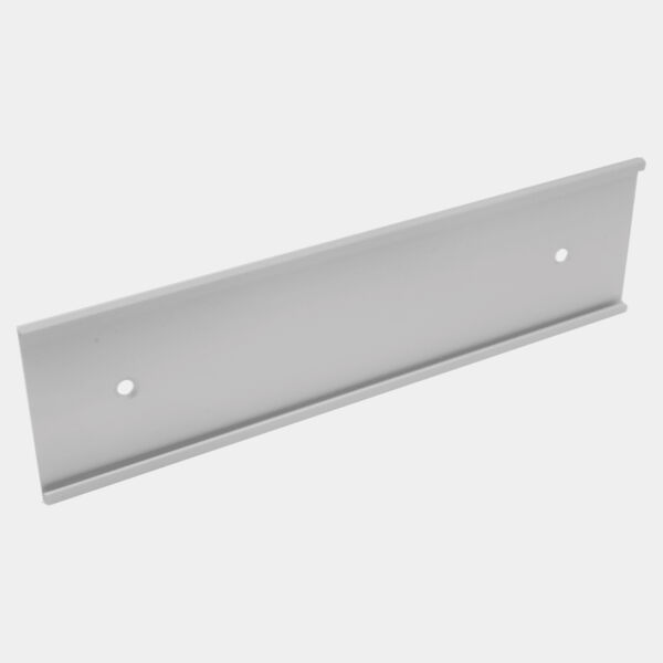 2" x 4", Satin , Kota Pro Aluminum Wall Bracket with Mounting Holes, Fits 1/16" Thick Plastic Insert Thumbnail
