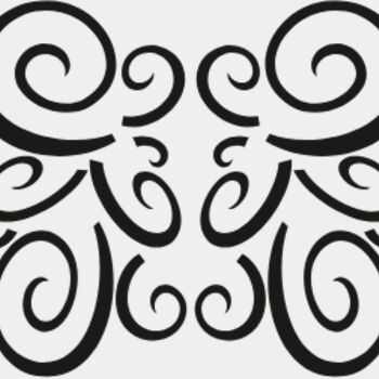 Swirls 9 B W  Thumbnail