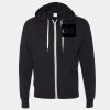 Unisex Heathered French Terry Full-Zip Hooded Sweatshirt Thumbnail