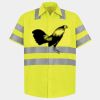 Men's High Visibility Safety Short Sleeve Work Shirt Thumbnail