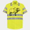 Men's High Visibility Safety Short Sleeve Work Shirt Thumbnail