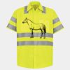 Men's High Visibility Safety Short Sleeve Work Shirt Thumbnail