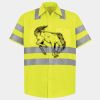 Men's High Visibility Safety Short Sleeve Work Shirt Thumbnail
