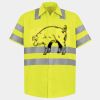 Men's High Visibility Safety Short Sleeve Work Shirt Thumbnail