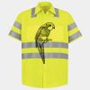 Men's High Visibility Safety Short Sleeve Work Shirt Thumbnail