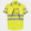 Men's High Visibility Safety Short Sleeve Work Shirt Thumbnail