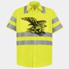 Men's High Visibility Safety Short Sleeve Work Shirt Thumbnail