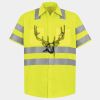 Men's High Visibility Safety Short Sleeve Work Shirt Thumbnail