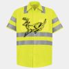 Men's High Visibility Safety Short Sleeve Work Shirt Thumbnail