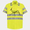 Men's High Visibility Safety Short Sleeve Work Shirt Thumbnail