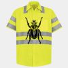 Men's High Visibility Safety Short Sleeve Work Shirt Thumbnail
