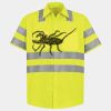Men's High Visibility Safety Short Sleeve Work Shirt Thumbnail