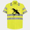 Men's High Visibility Safety Short Sleeve Work Shirt Thumbnail