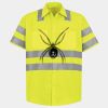 Men's High Visibility Safety Short Sleeve Work Shirt Thumbnail