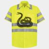 Men's High Visibility Safety Short Sleeve Work Shirt Thumbnail