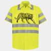 Men's High Visibility Safety Short Sleeve Work Shirt Thumbnail