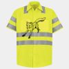 Men's High Visibility Safety Short Sleeve Work Shirt Thumbnail