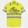 Men's High Visibility Safety Short Sleeve Work Shirt Thumbnail