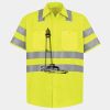 Men's High Visibility Safety Short Sleeve Work Shirt Thumbnail