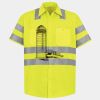 Men's High Visibility Safety Short Sleeve Work Shirt Thumbnail